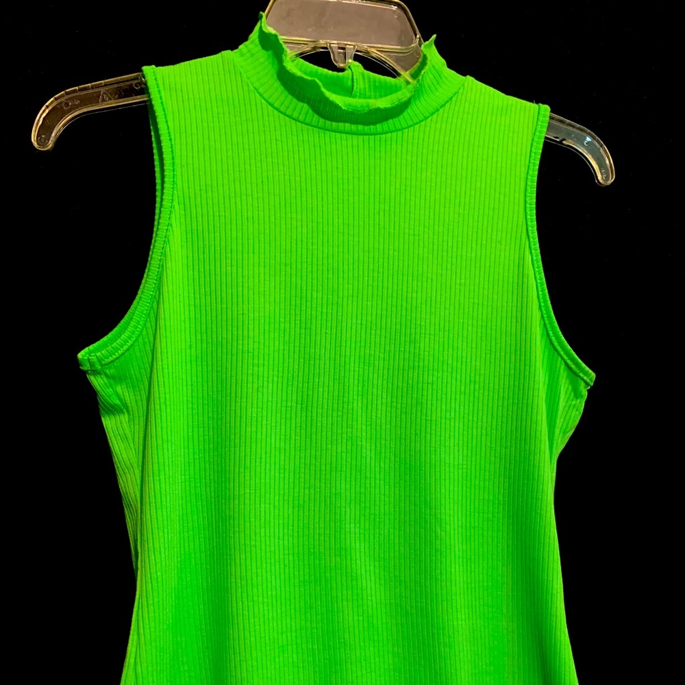 Lime Green Sleeveless Top